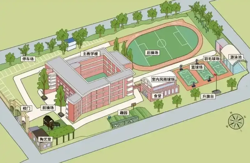 The original floor-plan drawing before rendering